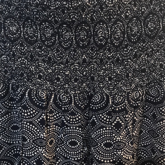 Blue maxi strapless dress - Picture 3 of 4